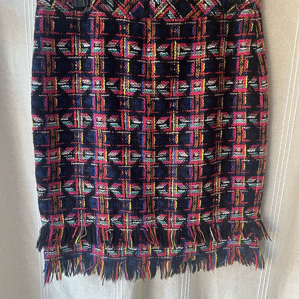 Trina Turk Vibrant Patterned Pencil Skirt
